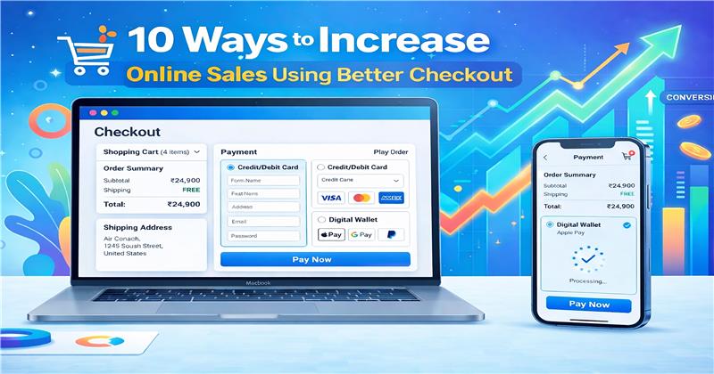 10 Ways to Increase Online Sales Using Better Checkout